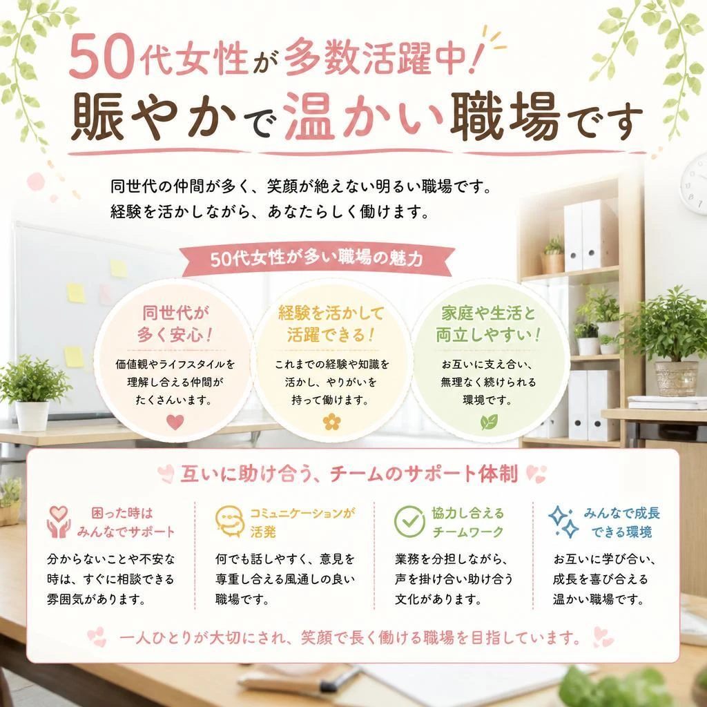 仲間と支え合う環境