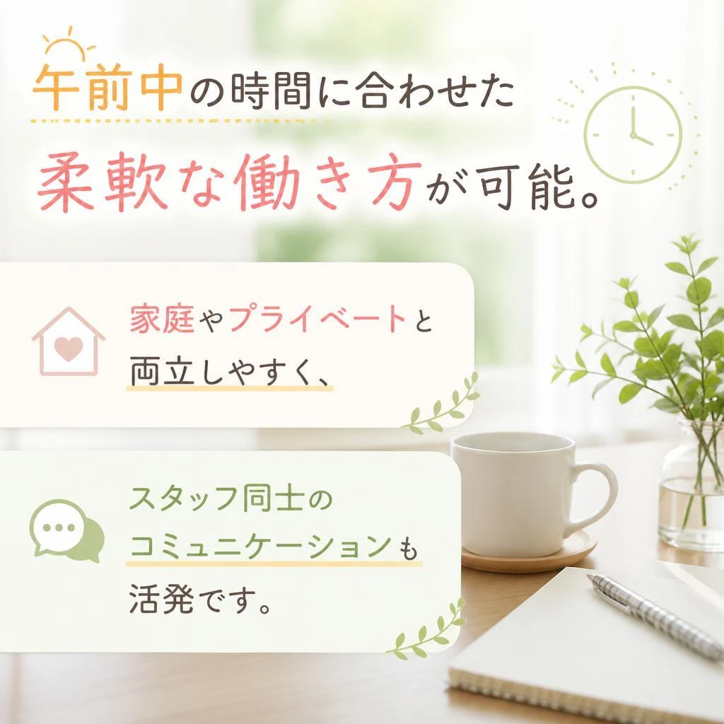 午前の働き方、おすすめポイント