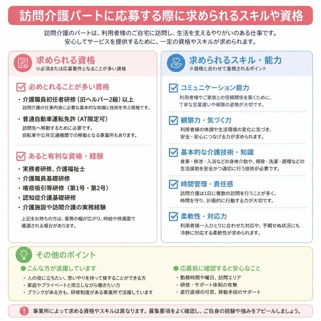 必要なスキルと資格