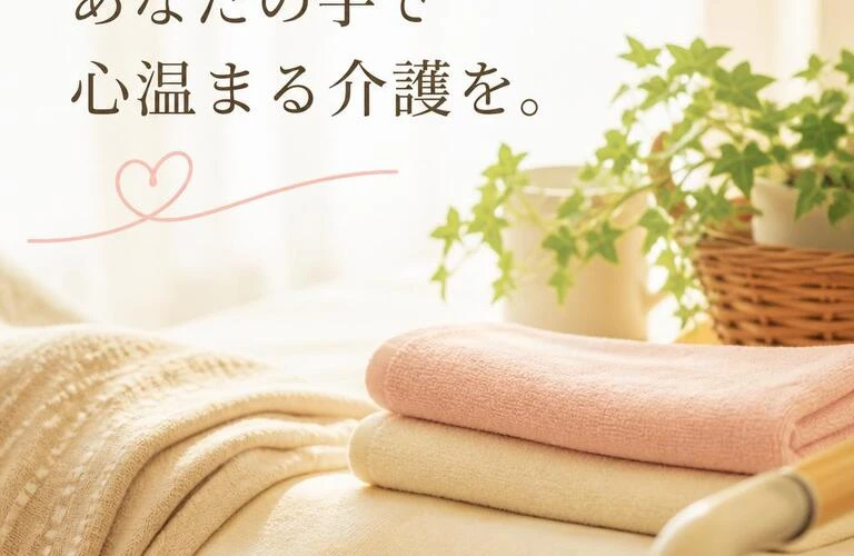 あなたの手で心温まる介護を。