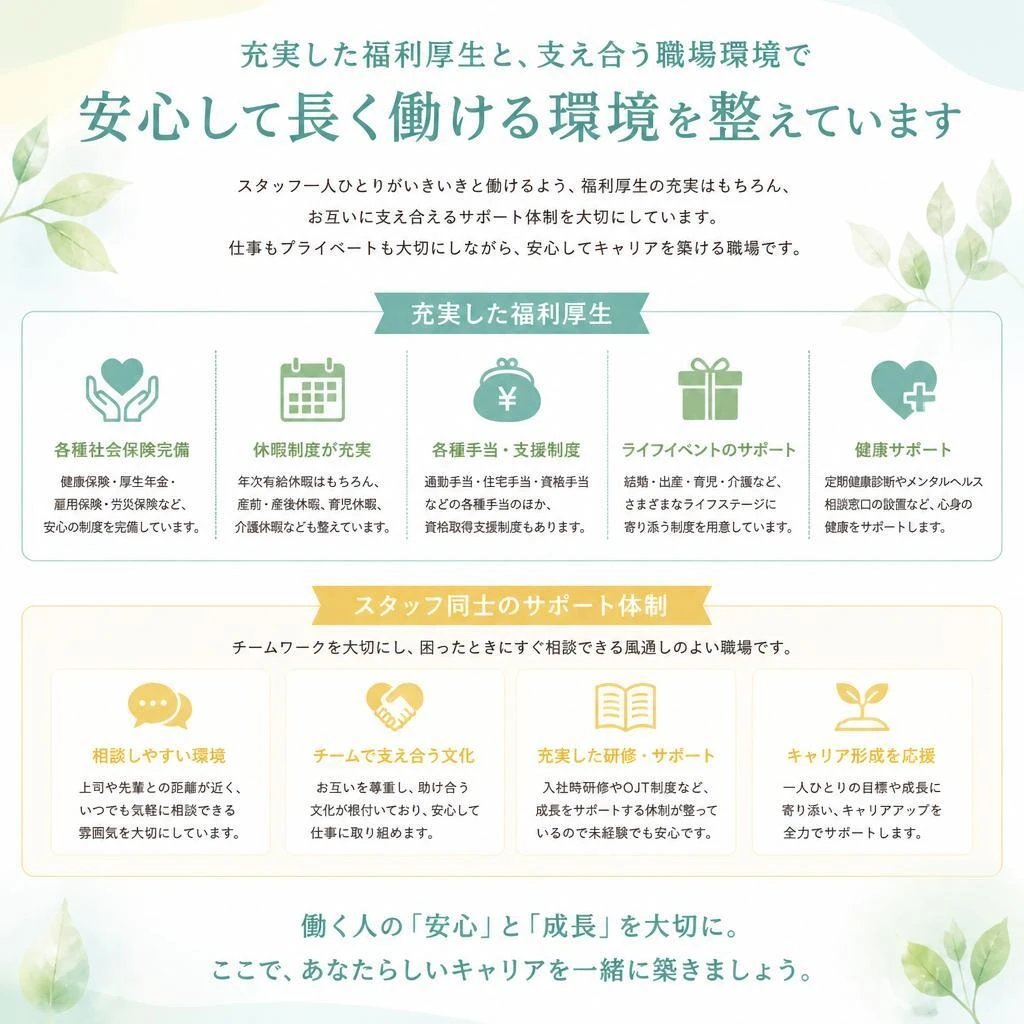 働きやすい職場環境とは？