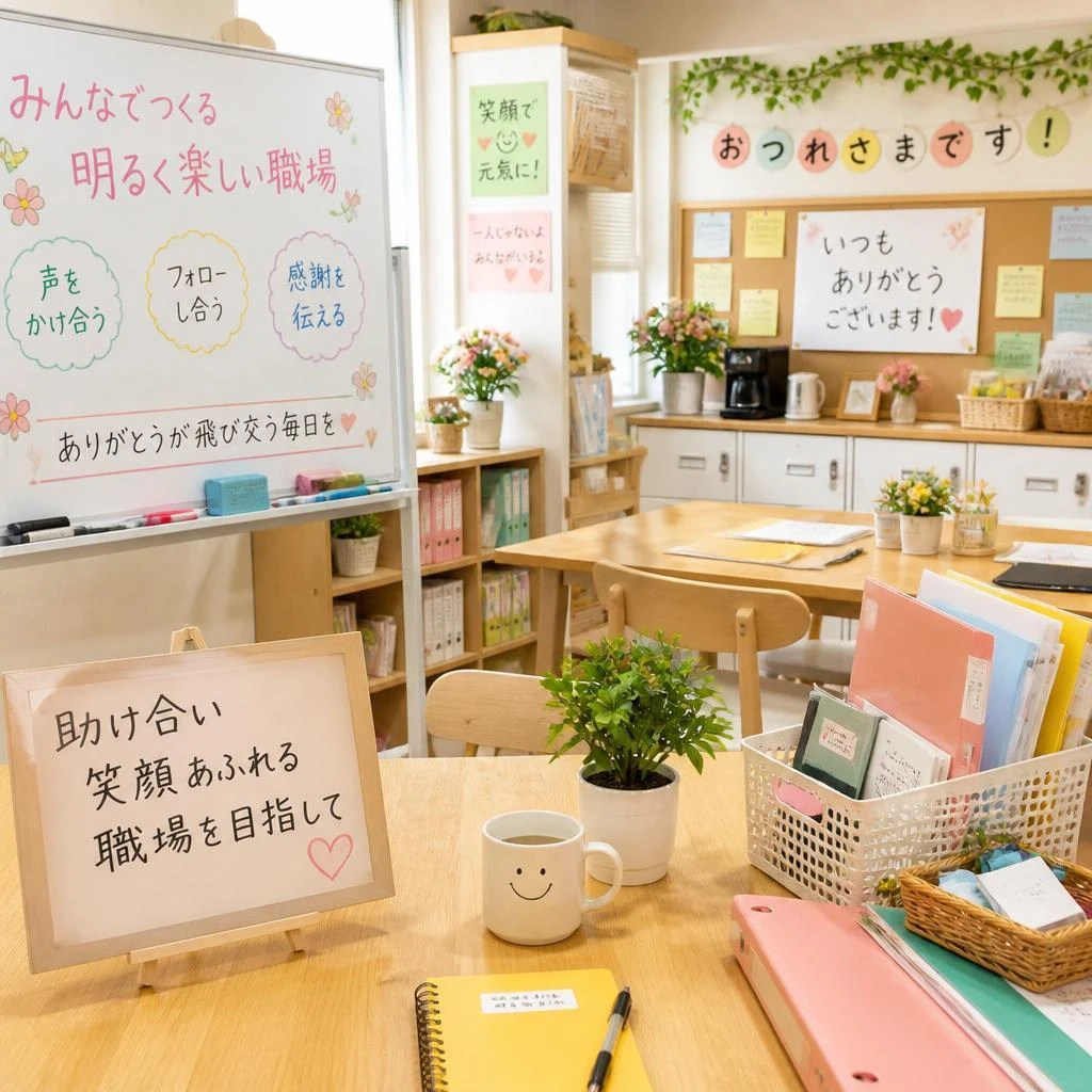 心温まる職場環境