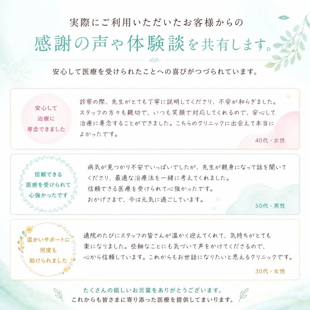 お客様の声