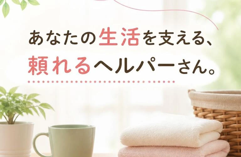 「あなたの生活を支える、頼れるヘルパーさん。」