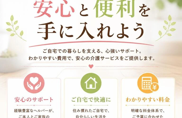 在宅介護ヘルパー費用、安心と便利を手に入れよう