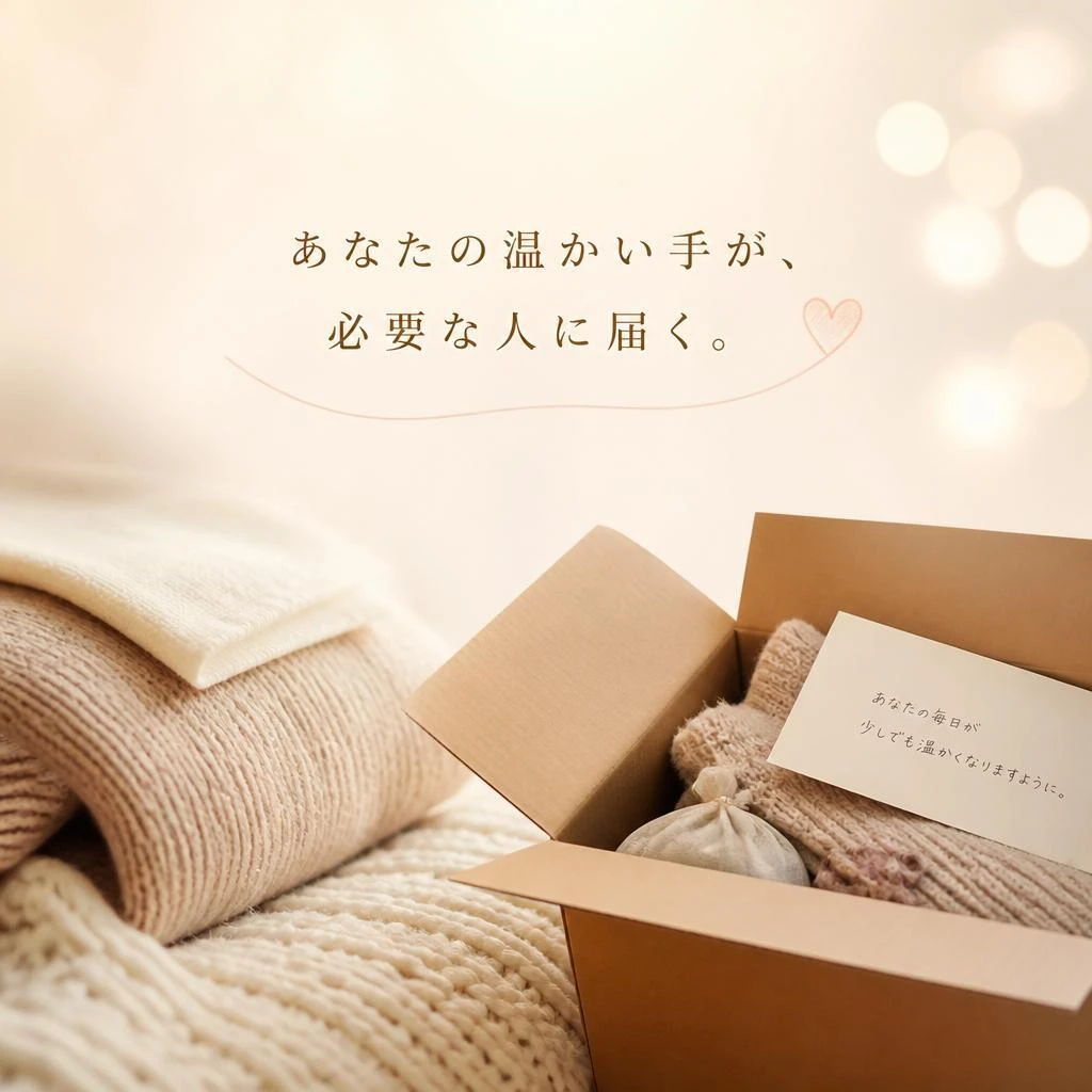 あなたの温かい手が、必要な人に届く。