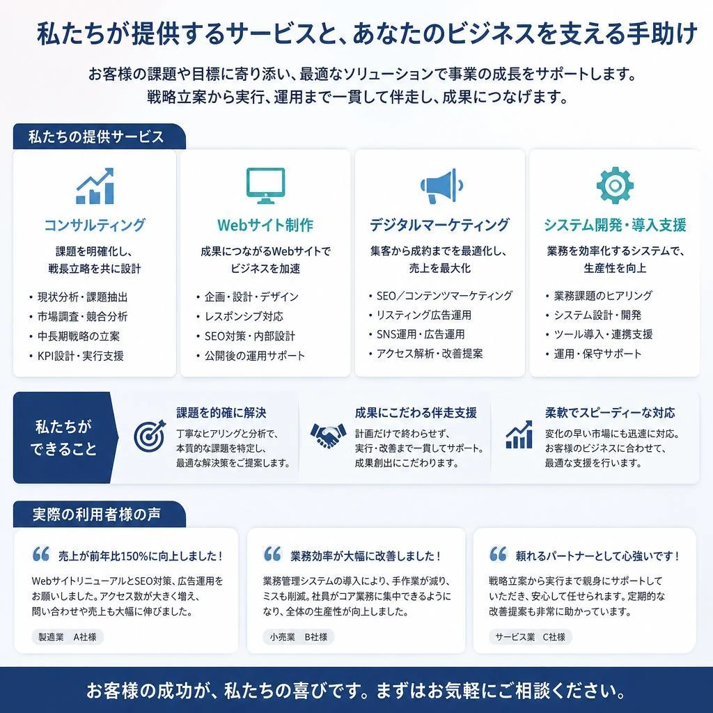具体的なサービス例