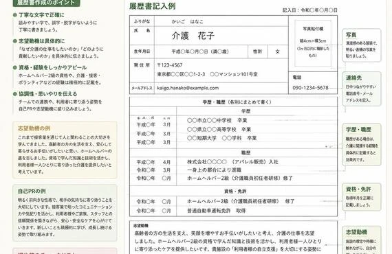 あなたのキャリアを一歩進める、ホームヘルパー2級の履歴書の書き方