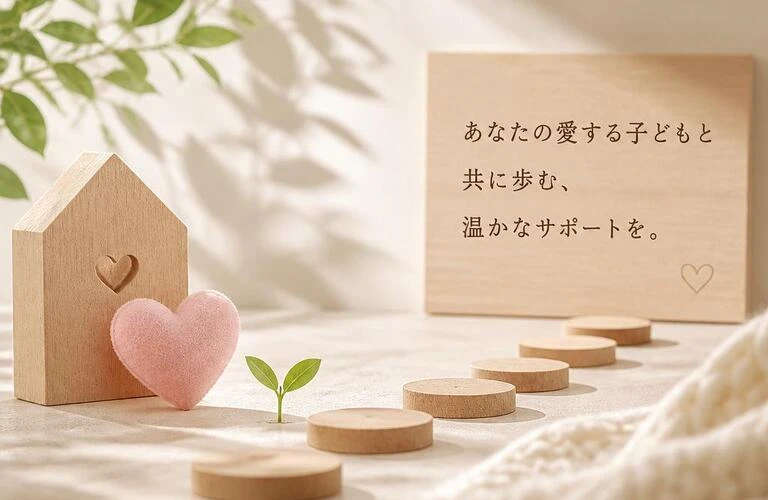 あなたの愛する子どもと共に歩む、温かなサポートを。