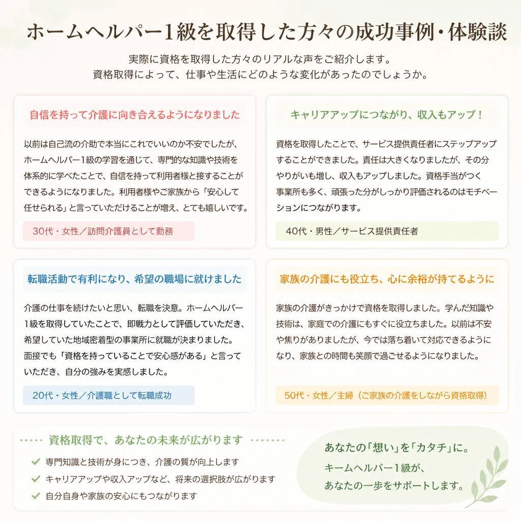 成功事例と体験談