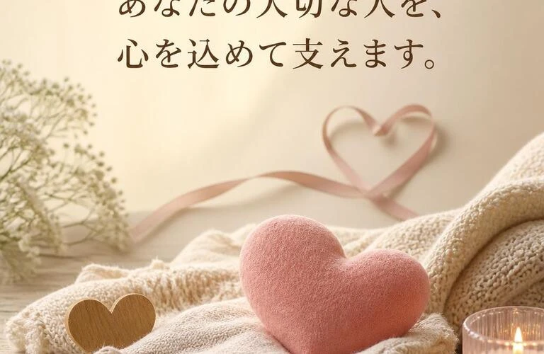 あなたの大切な人を、心を込めて支えます。