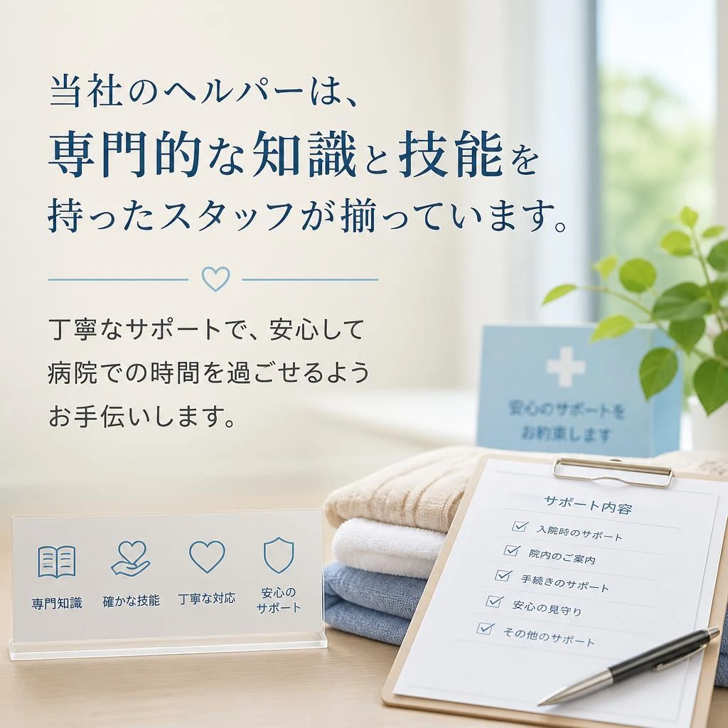 専門的なヘルパーのご紹介