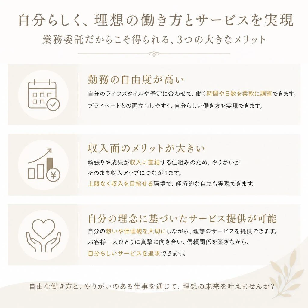 フリーランス介護のメリット