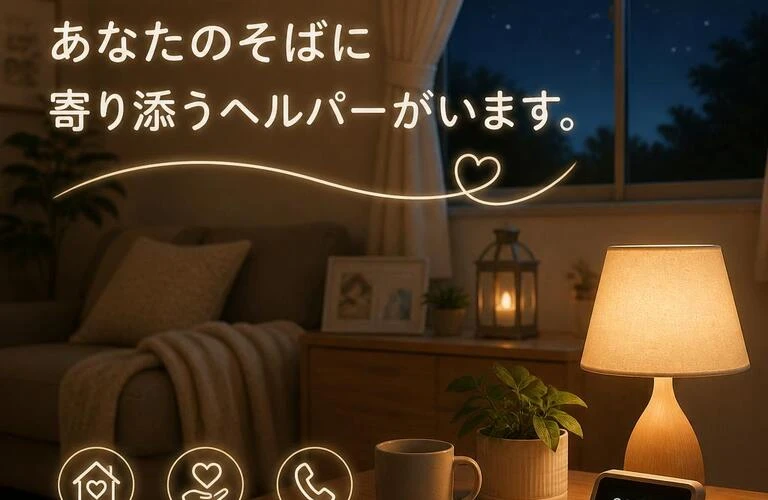 夜間も安心、あなたのそばに寄り添うヘルパーがいます。