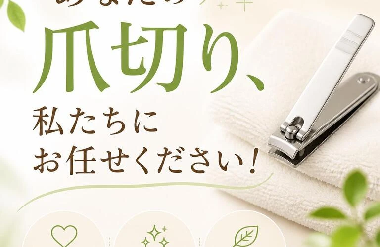あなたの爪切り、私たちにお任せください！