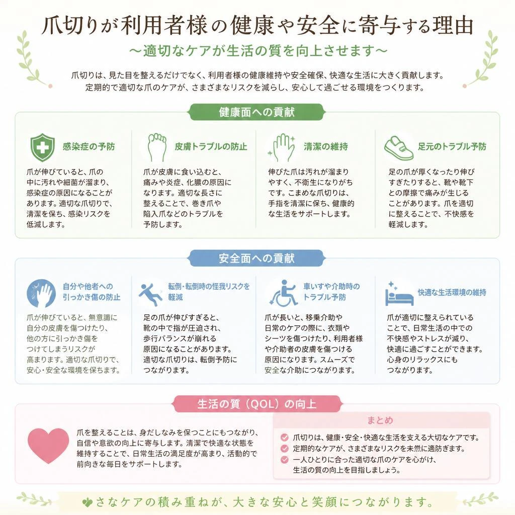 爪切りの重要性
