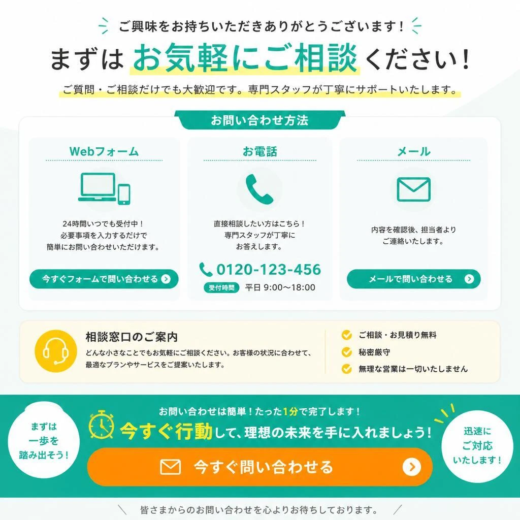 お問合せ・無料相談