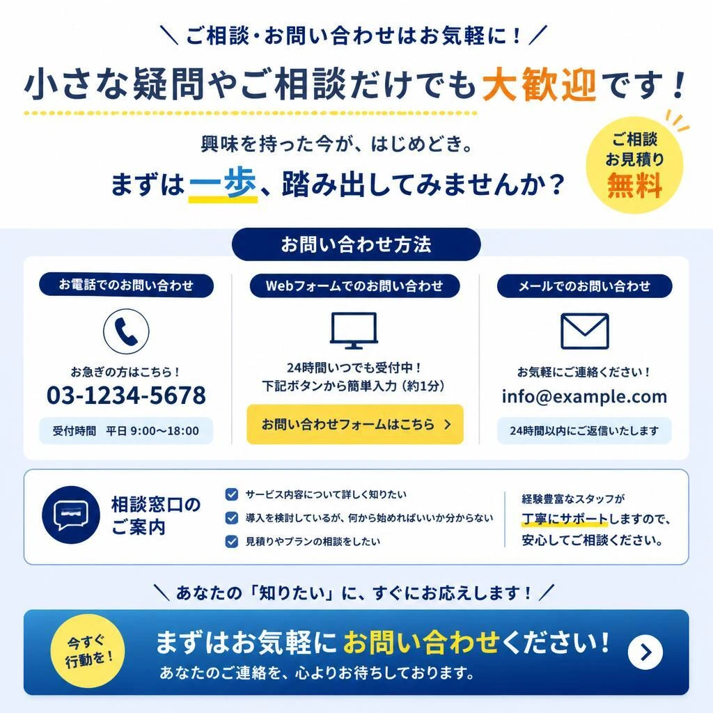 お問合せ・無料相談