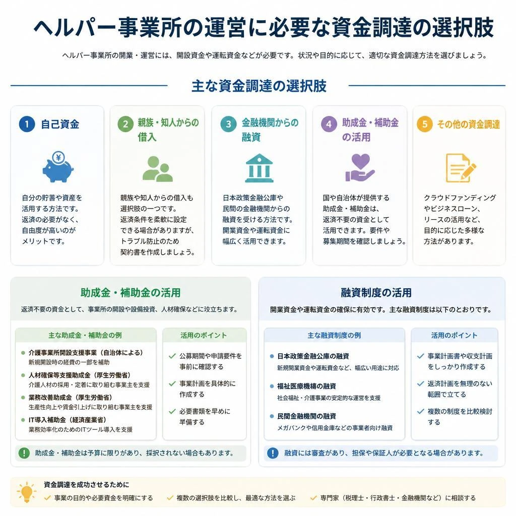 資金調達の方法