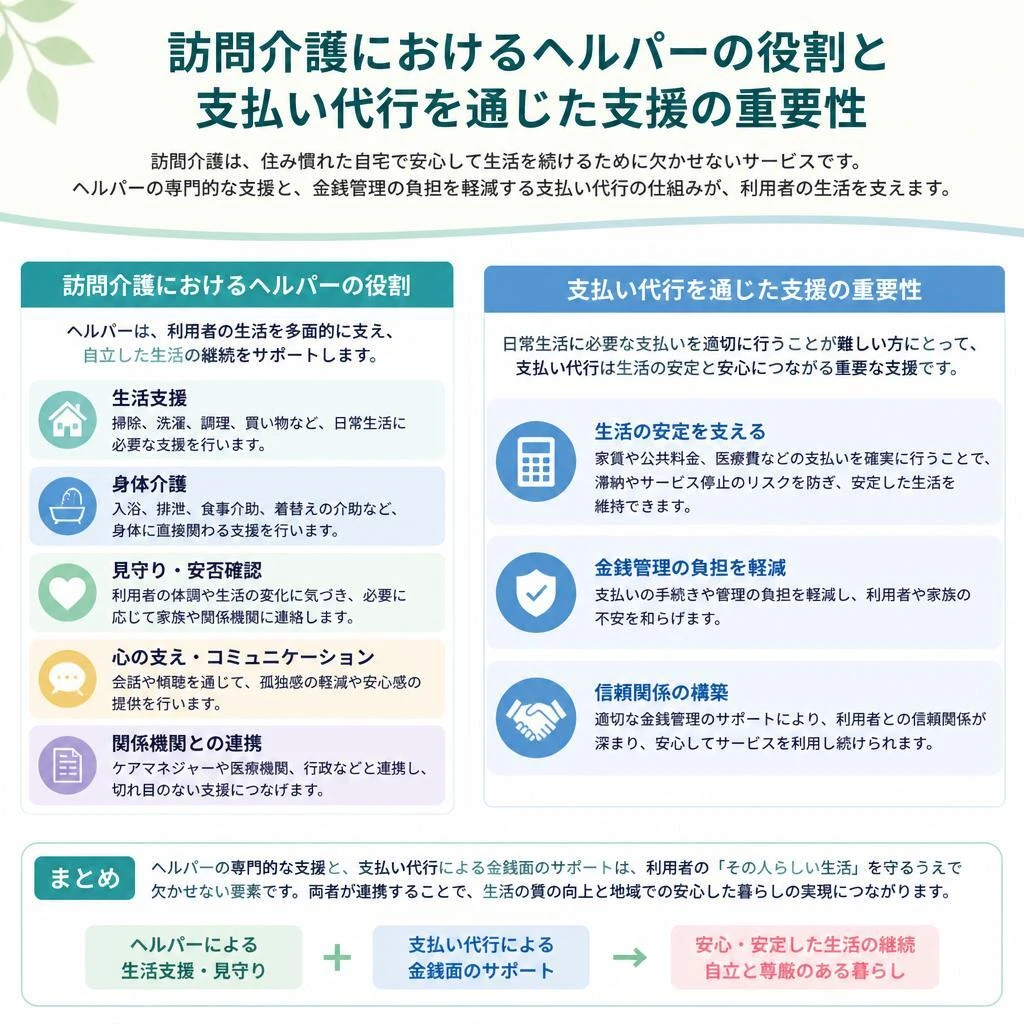 ヘルパーの役割と重要性