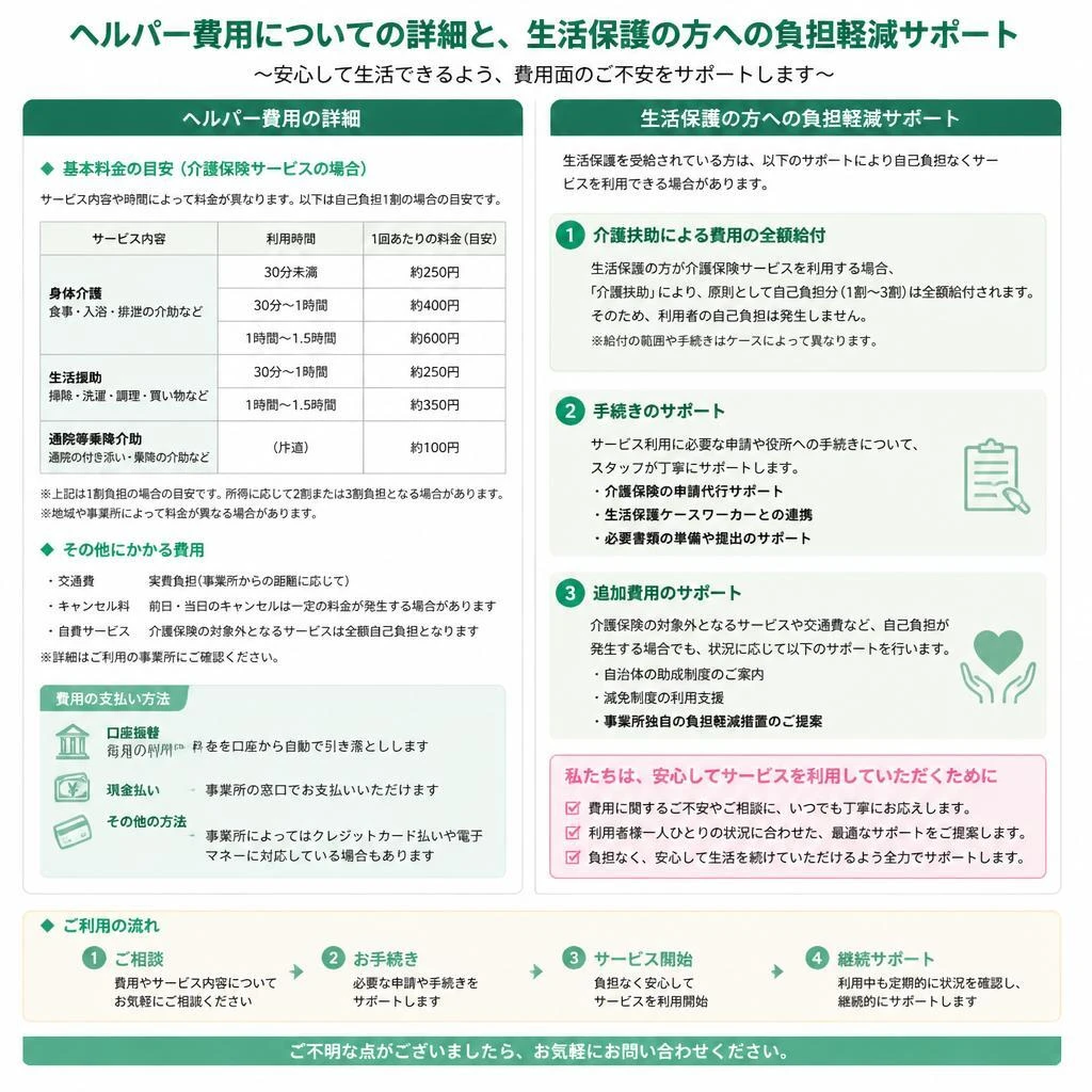費用についての透明性