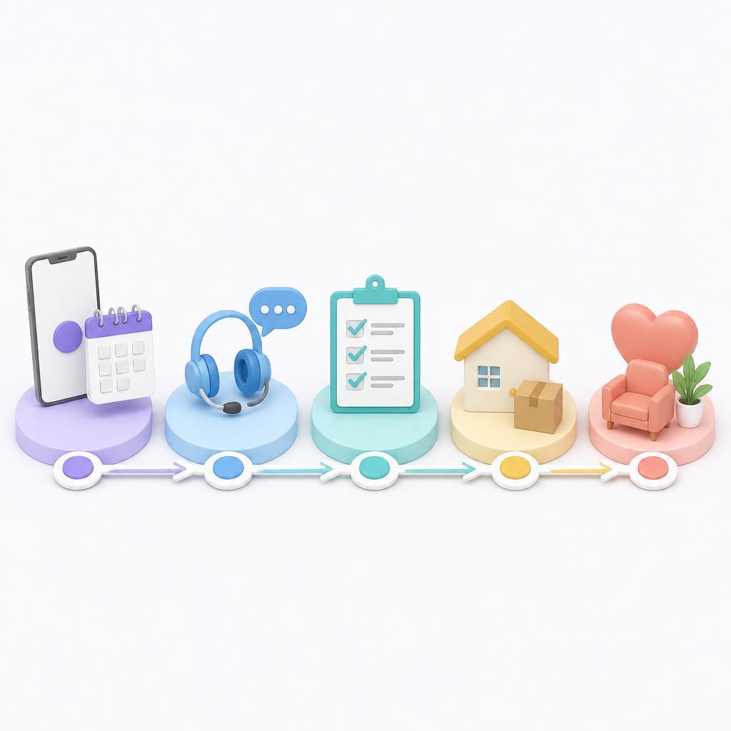 申し込みの流れ