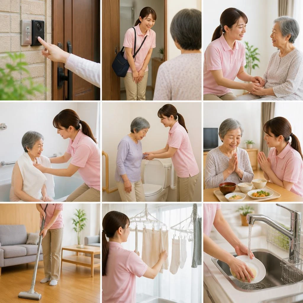 実際の訪問介護の流れ